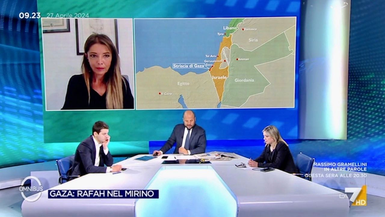 Michela Mercuri a Omnibus, La7