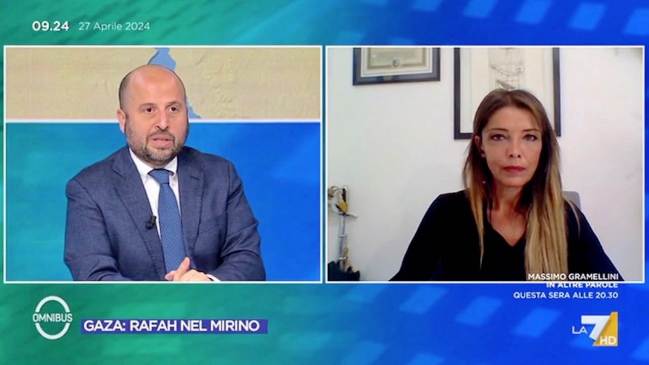 Michela Mercuri a Omnibus, La7